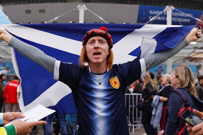 Scottish football fan