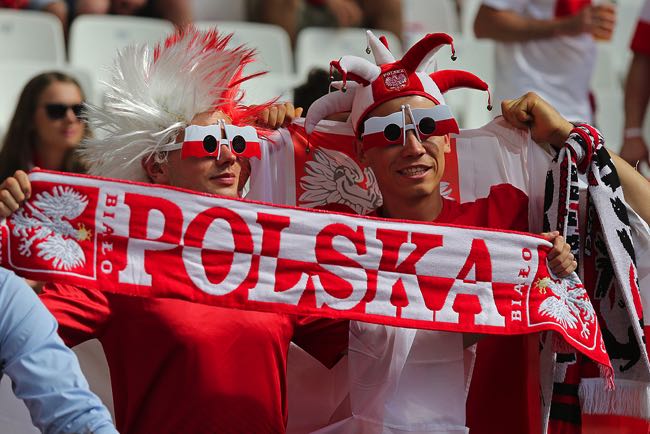 Polish football fans